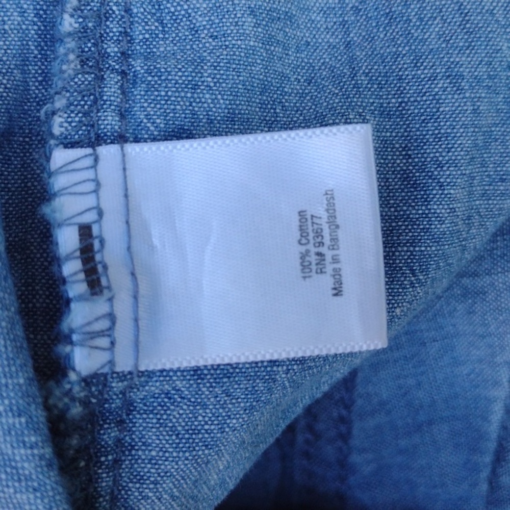 St. John's Bay Light Blue Cotton Cargo Shorts 12P - Picture 6 of 7